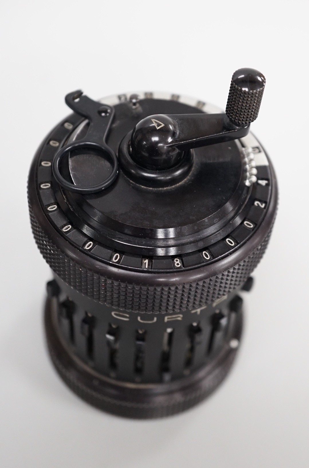 A Curta calculator, serial number 507479